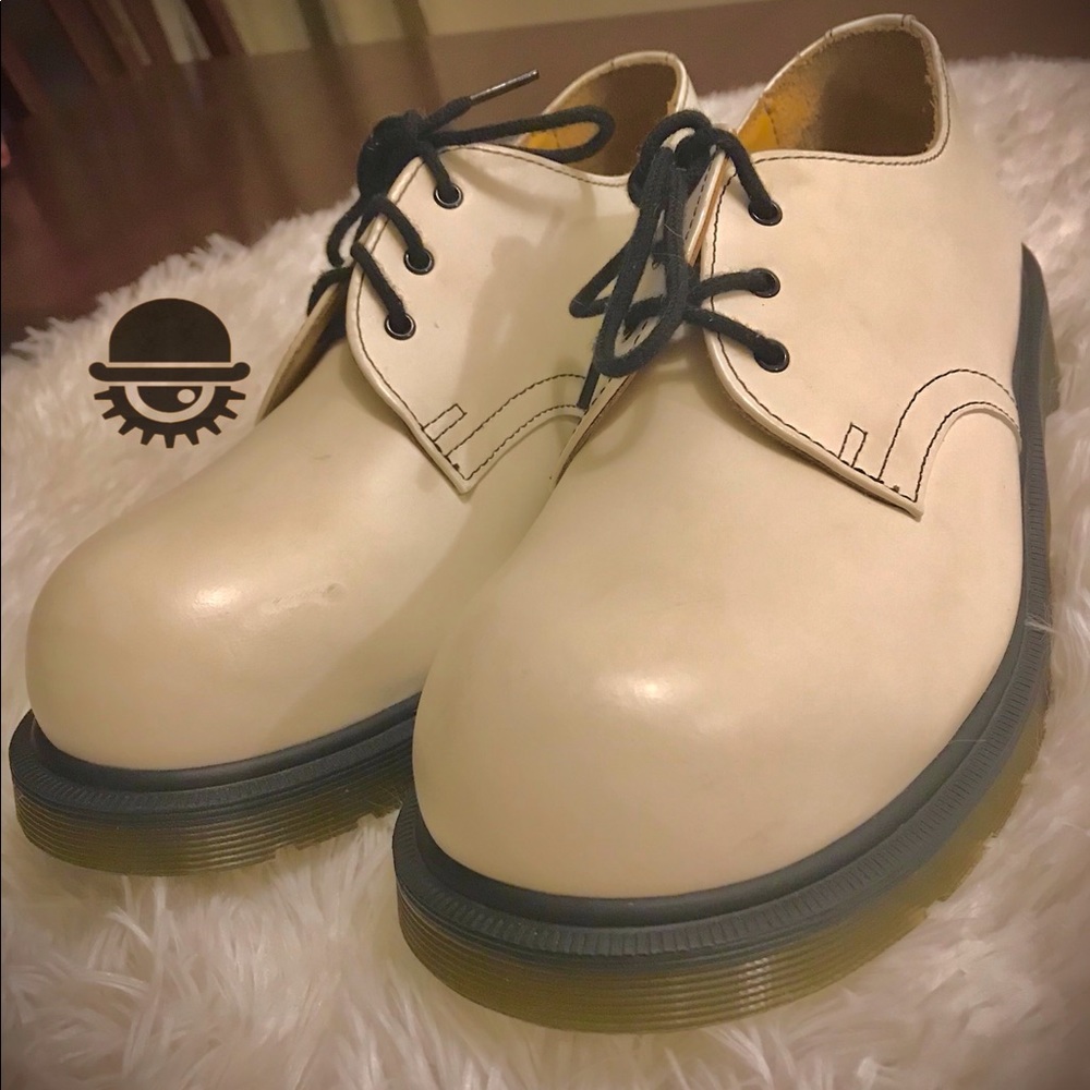 Dr.Martens STEEL TOE White Shoe
